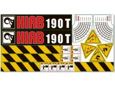 Комплект наклеек КМУ HIAB 190T Комплект наклеек КМУ HIAB 190T