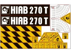 Комплект наклеек КМУ HIAB 270T Комплект наклеек КМУ HIAB 270T