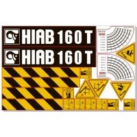 Комплект наклеек КМУ HIAB 160T Комплект наклеек КМУ HIAB 160T