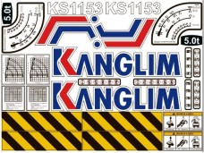 Комплект наклеек КМУ KANGLIM KS-1153 Комплект наклеек КМУ KANGLIM KS-1153