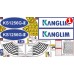 Комплект наклеек КМУ KANGLIM KS-1256GII Комплект наклеек КМУ KANGLIM KS-1256GII