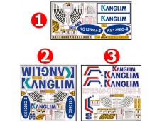 Комплект наклеек КМУ KANGLIM KS-1256GII