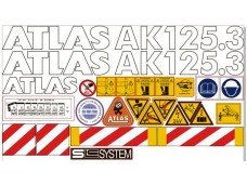 Комплект наклеек КМУ ATLAS AK125.3