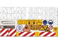 Комплект наклеек КМУ ATLAS AK195