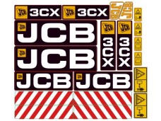 Наклейки на экскаватор JCB 3CX Наклейки на экскаватор JCB 3CX