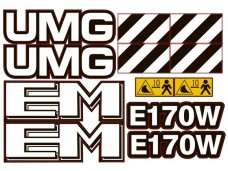 Наклейки на экскаватор UMG Наклейки на экскаватор UMG