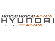 Наклейки на грузовик HYUNDAI HD250