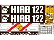 Комплект наклеек КМУ HIAB 122 Комплект наклеек КМУ HIAB 122