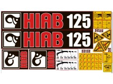 Комплект наклеек КМУ HIAB 125 Комплект наклеек КМУ HIAB 125