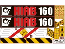 Комплект наклеек КМУ HIAB 160 Комплект наклеек КМУ HIAB 160