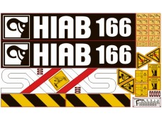 Комплект наклеек КМУ HIAB 166 Комплект наклеек КМУ HIAB 166