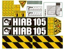 Комплект наклеек КМУ HIAB 105 Комплект наклеек КМУ HIAB 105