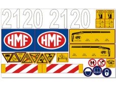 Комплект наклеек КМУ HMF 2120 Комплект наклеек КМУ HMF 2120