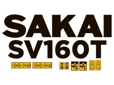 Наклейки на каток SAKAI SV-160T