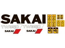 Наклейки на каток SAKAI TW-350