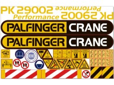 Комплект наклеек КМУ PALFINGER PK29002 Комплект наклеек КМУ PALFINGER PK29002