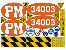 Комплект наклеек КМУ PM 34003
