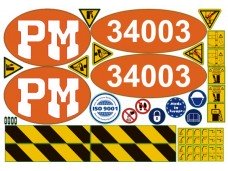 Комплект наклеек КМУ PM 34003