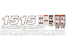 Наклейки на погрузчик KOMATSU