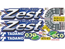 Комплект наклеек КМУ TADANO ZE290 Комплект наклеек КМУ TADANO ZE290