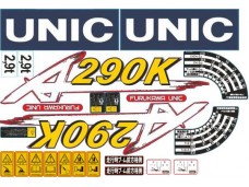 Комплект наклеек КМУ UNIC URA-290 Комплект наклеек КМУ UNIC URA-290