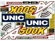 Комплект наклеек КМУ UNIC URA-500