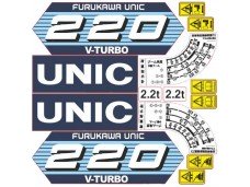 Комплект наклеек КМУ UNIC UR-220 Комплект наклеек КМУ UNIC UR-220